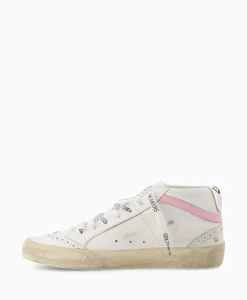 Golden Goose Sneaker Mid Star Leather Upper And Wave Wit
