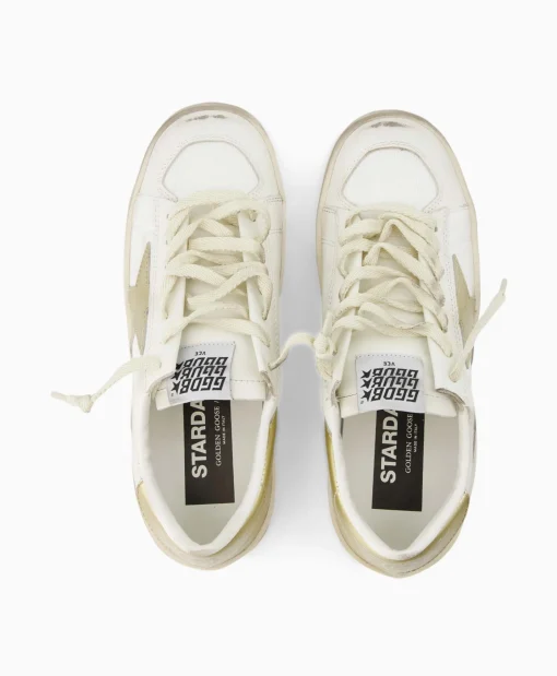 Golden Goose Sneaker Stardan Leather Mirrored Star Wit