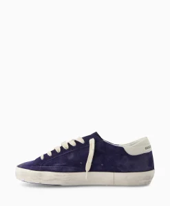 Golden Goose Sneaker Super Star Suede Donker Blauw