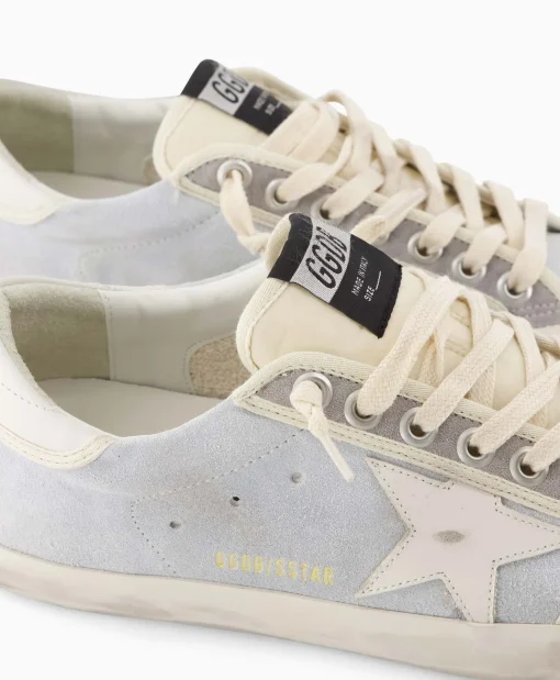 Golden Goose Sneaker Super Star Suede Licht Grijs