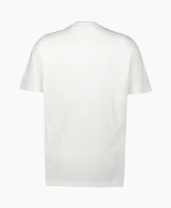 Golden Goose T-Shirt Korte Mouw Golden M's Regular Distressed Off White