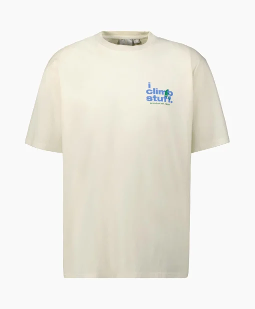 Gramicci T-Shirt Korte Mouw Climb Stuff Beige