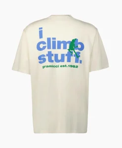 Gramicci T-Shirt Korte Mouw Climb Stuff Beige