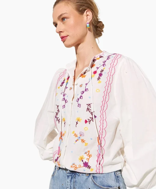 Harper & Yve Blouse Hailey-Ls Ecru