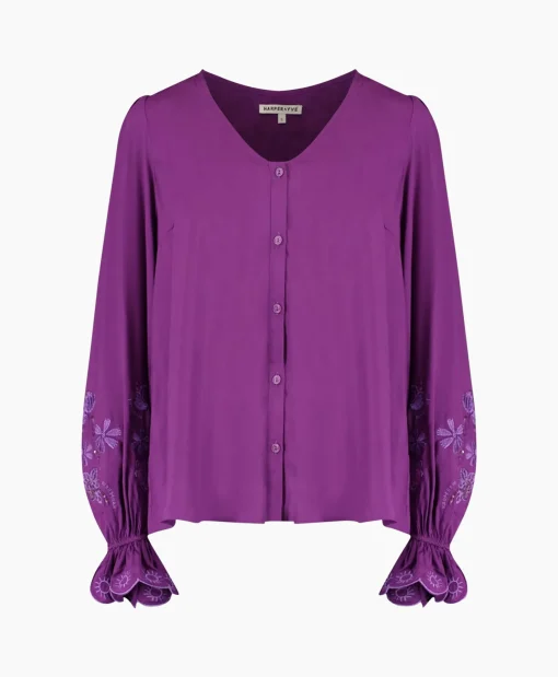 Harper & Yve Blouse Jamy-Ls Paars