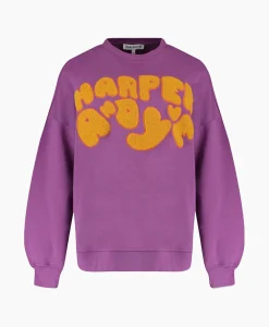 Harper & Yve Pullover Logo-Sw Paars