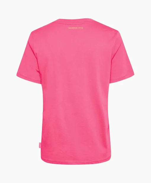 Harper & Yve T-Shirt Korte Mouw Tropical-Ss Roze