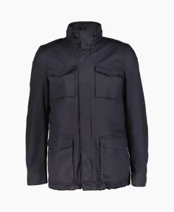 Herno Jack Field Capo Lavato Blauw