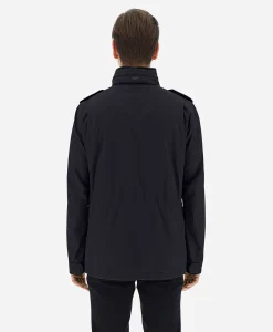 Herno Jack Field Capo Lavato Blauw