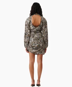 Iro Mini Jurk Francia Beige