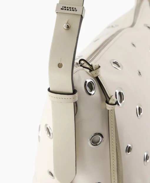 Isabel Marant Schouder / Hand Tas Leyden-Gd Ecru