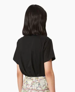 Isabel Marant T-Shirt Korte Mouw Vidal-Gz Zwart