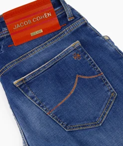 Jacob Cohen Jeans 5 Pkt Slim Fit Nick Ltd Midden Blauw