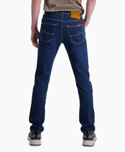 Jacob Cohen Jeans 5 Pkt Super Slim Fit Nick Midden Blauw