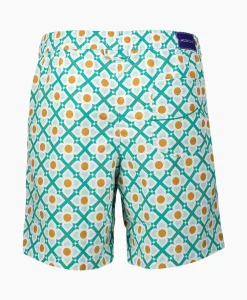 Jacob Cohen Zwembroek Maiolica Print Groen