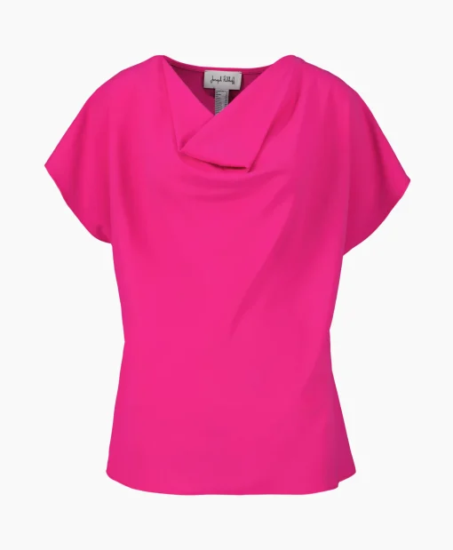 Joseph Ribkoff Top Korte Mouwen Rose
