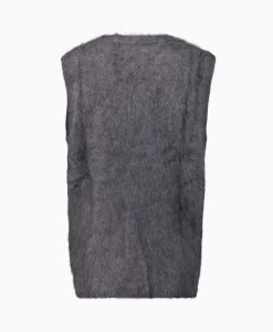 Lisa Yang Pullover Astrid Donkergrijs