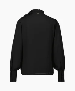 Liu Jo Blouse Ecs Tunica C/Fiocco Zwart