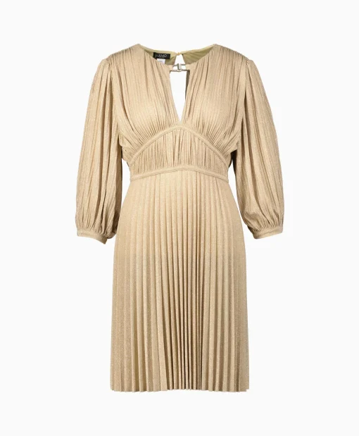 Liu Jo Midi Jurk Abito C/Intarsio Goud