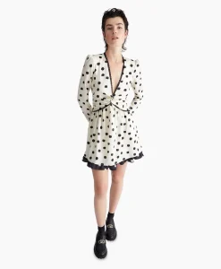 Liu Jo Mini Jurk Ecs Abito C/Nodo Wit