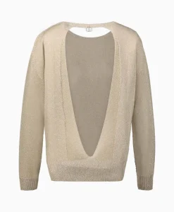 Liu Jo Pullover Maglia Chiusa M/L Goud