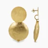 Lott. Gioielli Oorbellen Cw Earring Round Disc Xl Goud