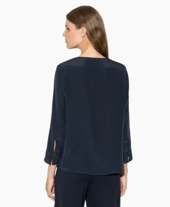 Luisa Cerano Blouse 297504/3597-0 Donker Blauw