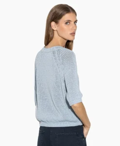 Luisa Cerano Gebreide Trui 198405/5894-0 Licht Blauw