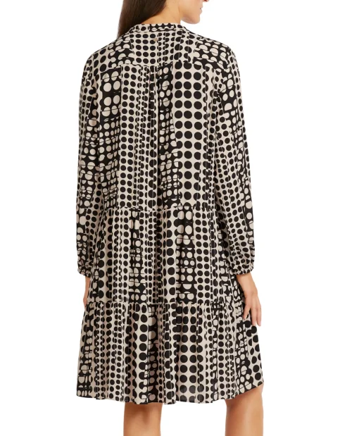 Marccain Additions Midi Jurk Ua 21.02 W10 Zwart