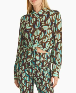 Marccain Collectie Blouse Wc 51.04 W04 Groen