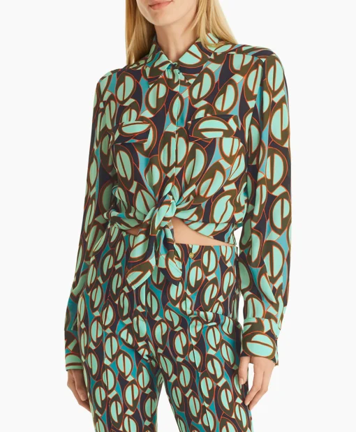 Marccain Collectie Blouse Wc 51.04 W04 Groen