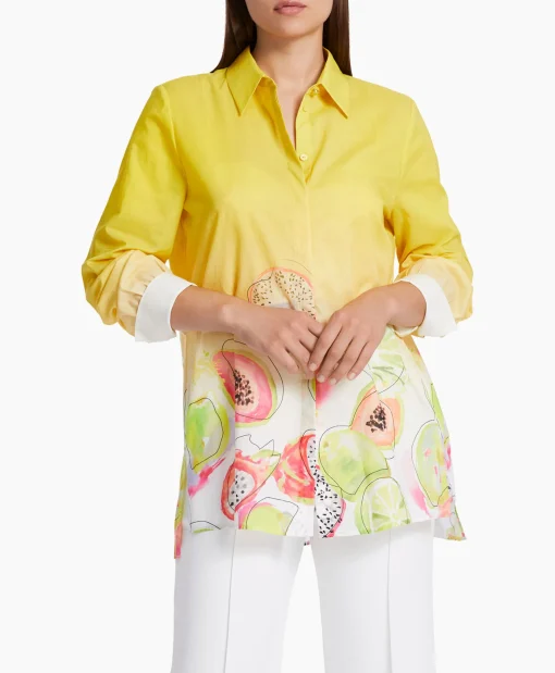 Marccain Collectie Blouse Wc 51.02 W29 Geel