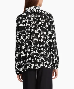 Marccain Collectie Blouse Wc 51.16 W13 Zwart