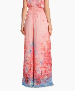 Marccain Collectie Broek Wc 81.58 J83 Zalm