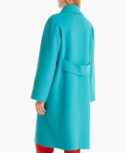 Marccain Collectie Coat Wc 11.02 W33 Turquoise