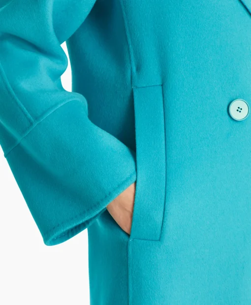 Marccain Collectie Coat Wc 11.02 W33 Turquoise