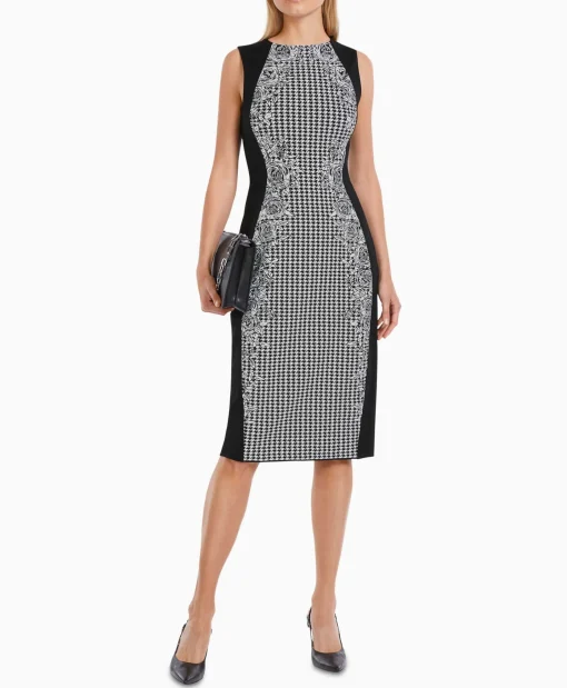 Marccain Collectie Jurk Vc 21.36 M66 Print + 2 Kleurig