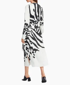 Marccain Collectie Jurk Wc 21.05 W14 Print + 2 Kleurig