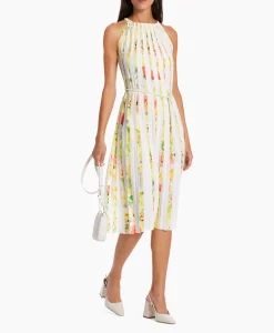 Marccain Collectie Jurk Wc 21.27 W36 Midden Geel