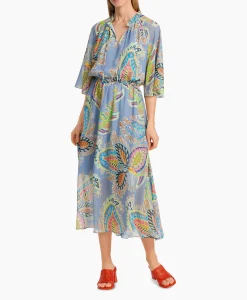 Marccain Collectie Jurk Wc 21.52 W74 Licht Blauw