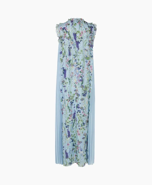 Marccain Collectie Jurk Wc 21.24 W25 Licht Blauw