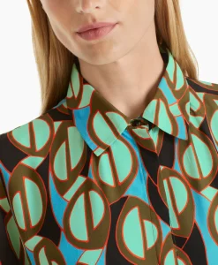 Marccain Collectie Jurk Wc 21.43 W04 Groen