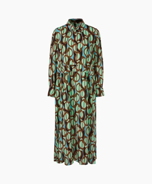 Marccain Collectie Jurk Wc 21.43 W04 Groen