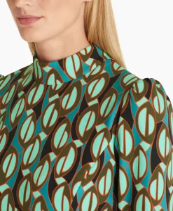 Marccain Collectie Jurk Wc 21.04 J01 Groen