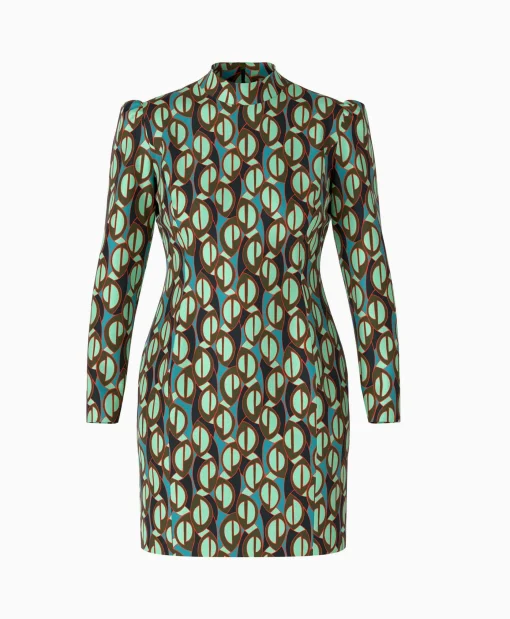Marccain Collectie Jurk Wc 21.04 J01 Groen