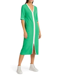 Marccain Collectie Maxi Jurk Uc 21.05 M17 Groen