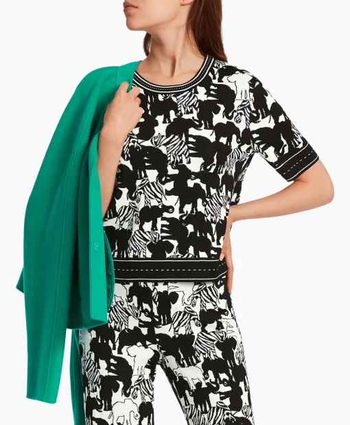 Marccain Collectie Pullover Wc 41.10 M03 Print + 2 Kleurig