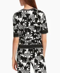 Marccain Collectie Pullover Wc 41.10 M03 Print + 2 Kleurig