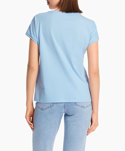 Marccain Collectie T-Shirt Wc 48.46 J36 Licht Blauw