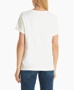 Marccain Collectie T-Shirt Wc 48.10 J07 Off White